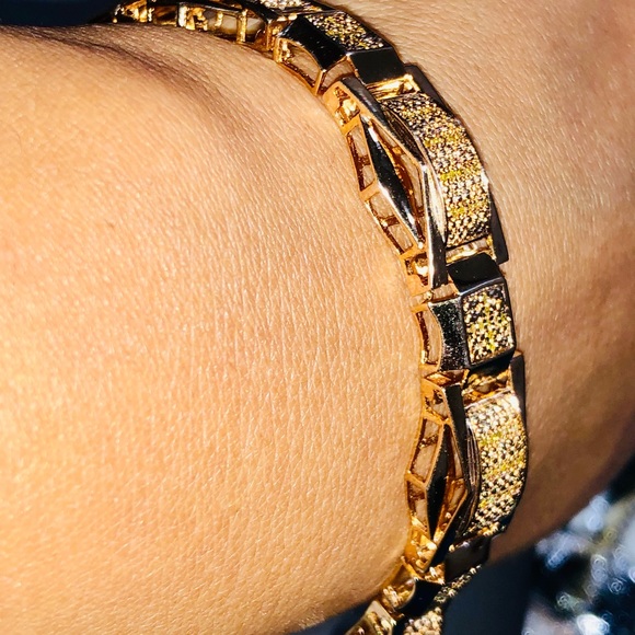 Custom made Real diamond men bracelet exquisite design only one made like it WOW - Picture 9 of 11